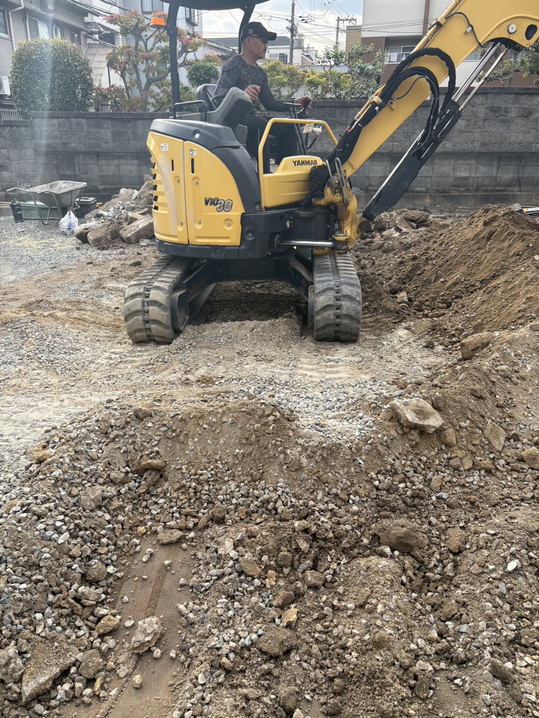 ガレージ施工写真